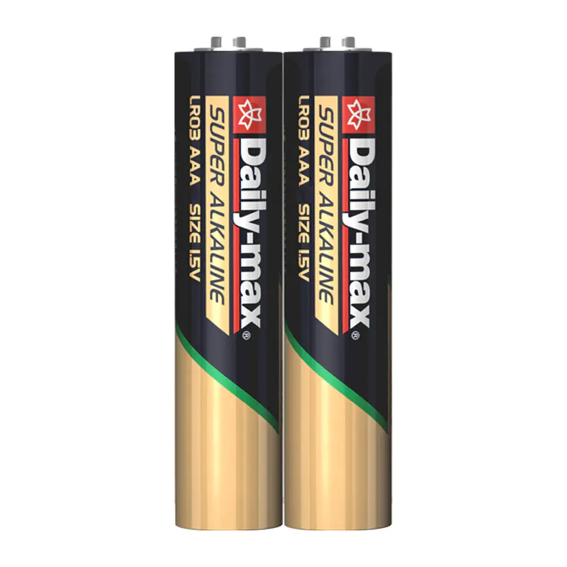 LR03 بطارية قلوية صناعية باللون الأسود Gold-2S